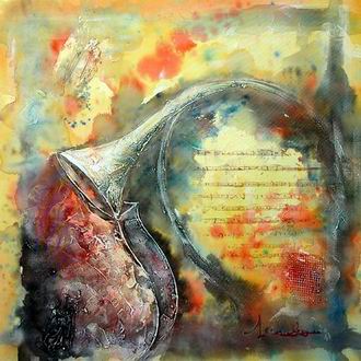 Musical Instrument oil painting